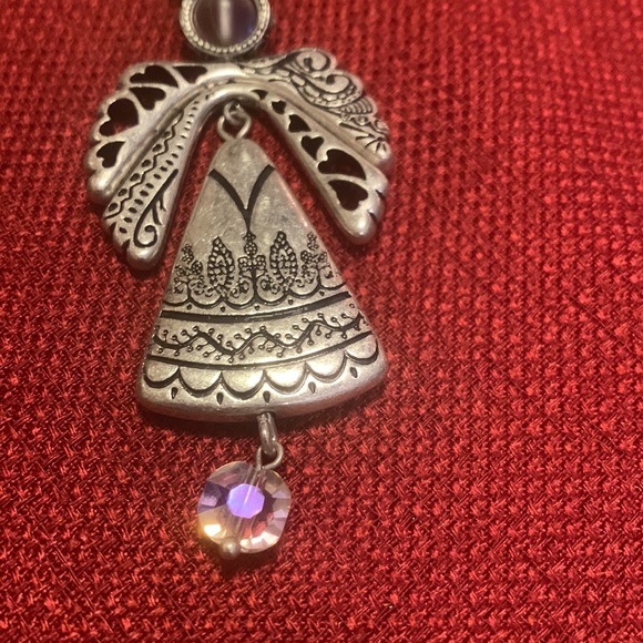 Premier Designs Pewter Angel key fob/ornament - Picture 6 of 6